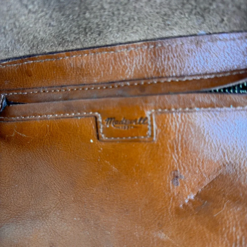 Madewell Transport Large Tote Travel Everyday Bag In English Saddle Leather